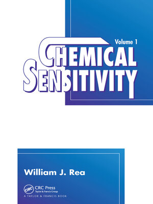 cover image of Chemical Sensitivity, Volume I